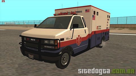 Ambulancia MRSA do GTA V para GTA San Andreas